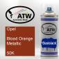 Preview: Opel, Blood Orange Metallic, 50K: 400ml Sprühdose, von ATW Autoteile West.